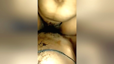 Hairy brunette gets fucked by his man in amateur porn video