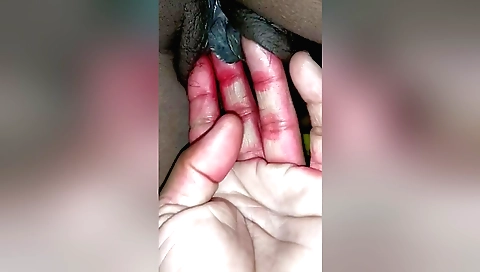 Indian aunts show off hairy pussy and cunt on camera