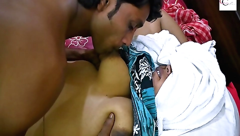 Busty Indian brunette has a sex life that's easy to satisfy