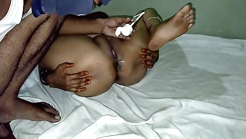 Busty indian MILF gets her ass fucked by husbands best friend