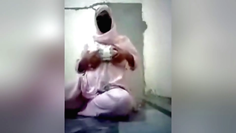 Solo girl with a small body takes a man into her arms