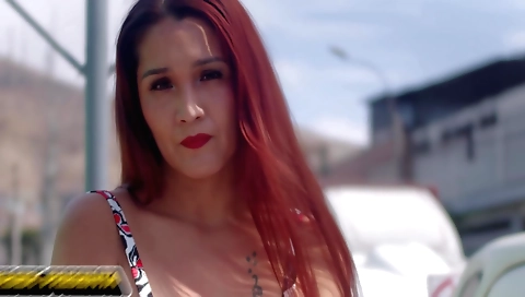 Hindi fuck motorcycle in the background there is sex