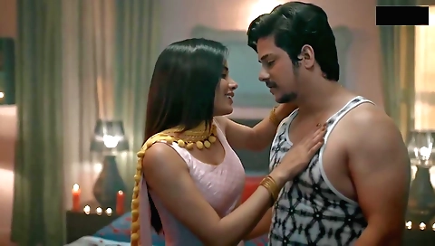 Indian hottie is on top of a man and is getting a ride