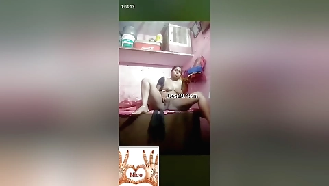 Horny Desi Bhabhi Shows Her Boobs And Masturbating 5