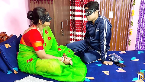 Amateur stepmom shows a teen how to masturbate 049