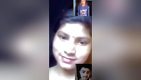 Indian babe naked on cam shows her sexy body and tits