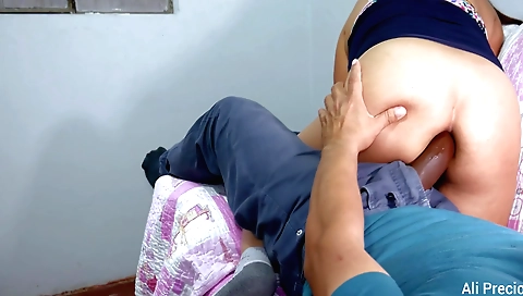 Indian wife is horny and lets her best friend fuck her ass