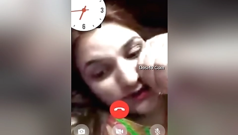 Gorgeous brunette shows her natural breasts and pussy