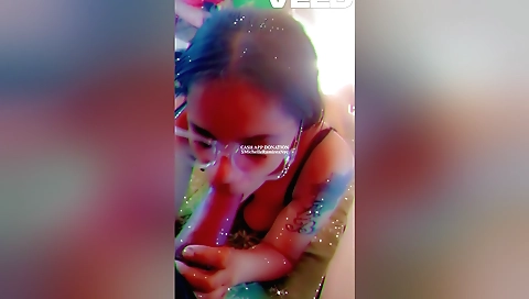 Indian tattooed beauty in a party is getting fucked