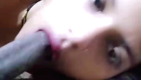 Indian brunette gives a big cumshot on webcam video