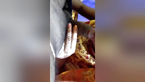 Indian girl 18+ is giving a blowjob on webcam clip