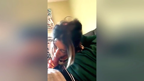 Amateurs interracial video showing a kinky stepbrother fucking her