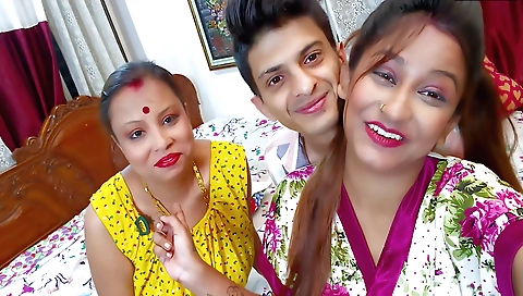 Chubby mature indian stepbrother and stepdaughter threesome video