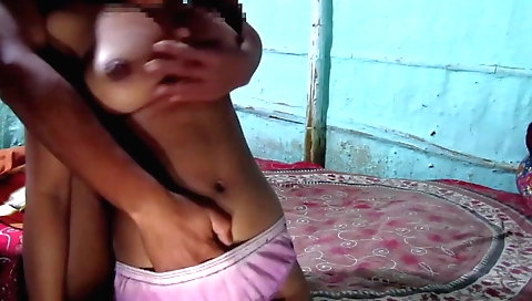 Indian brunette with small tits and a hot body being fucked