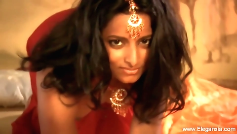 Hot brunette milf with a nice body is getting fucked in the studio