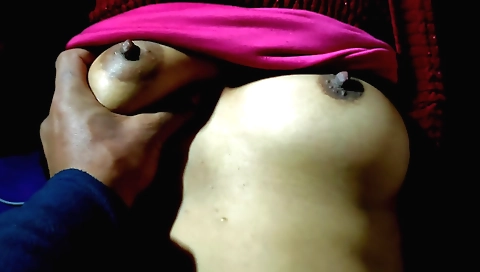 Indian brunette in stockings fucked in bed in porn video