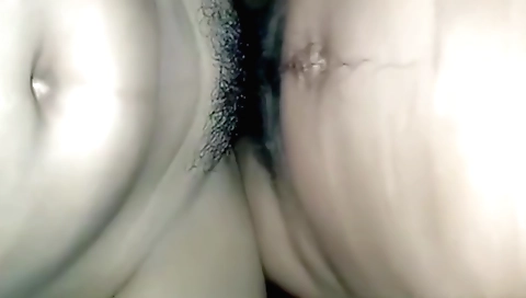 Indian girl rides a black bike to get a cumshot on it