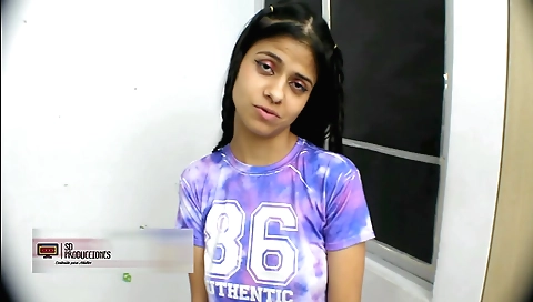 Beautiful brunette in sexy lingerie in step fantasy pov video