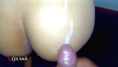 Indian girl is wearing pink panties as she is filming