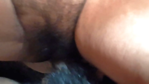 Hairy indian couple is having fun with their new sex toy