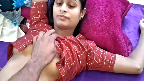 Indian teen is playing with her deep throating toy