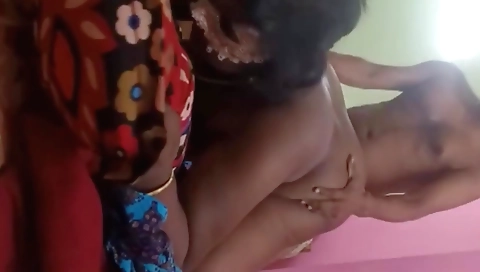 Indian brunette blowjob and deepthroat with big ass