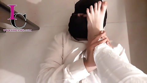 Indian mistress gets her foot invaded by her lover