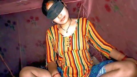 Indian teen with big ass bikini and tattoo on the beach