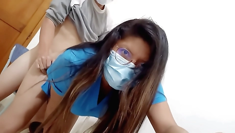 Indian busty milf gets seduced by clients and they start fucking