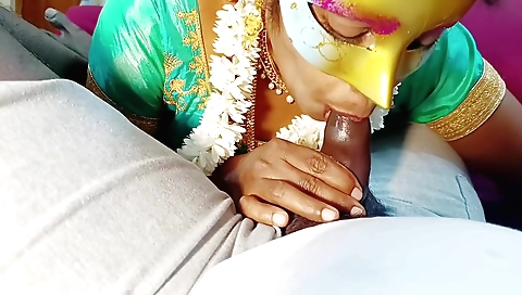 Indian brunette with a nice face going to talk to stepbrother-in-law