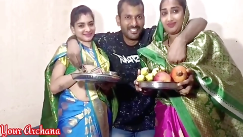 Indian brunette gets a big dick in the missionary position