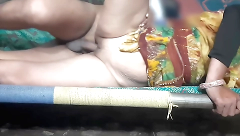 Indian chick with a pair of small abs fucked in the kitchen