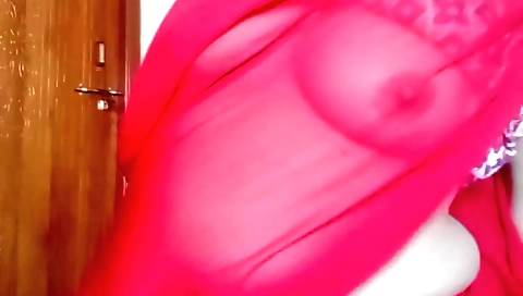 Hot brunette amateur porn video with chubby in the shower