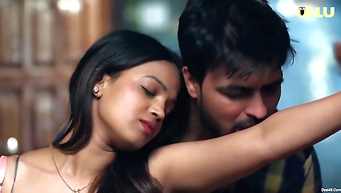 Brunette babe with big tits and natural boobs in the shower