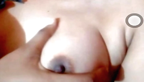 Sexy amateur brunette shows off her tits and pussy