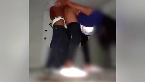 Amateur brunette sucks and gets fucked on webcam video