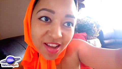 Indian amateur blonde masturbates in homemade solo video