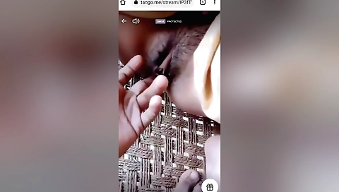 Sexy brunette fingered by her lover in amateur solo video