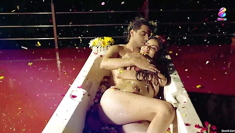 A hot brunette teen gets it all from her boyfriend