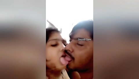 Small body Indian teen has sex with a huge hard boner