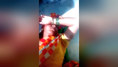 Indian wife in the sunshine with her husband and boyfriend