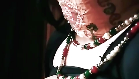 Amateur blonde in sexy lingerie shows off her boobs