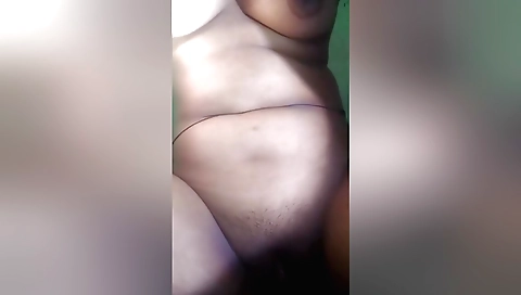Indian girl masturbating in her bedroom in the bedroom