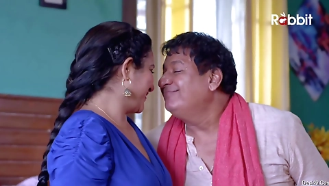 Chubby milf with huge boobs gives a hot ride in her bed