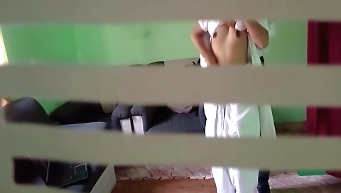 Indian wife 18+ makes husband leave her in his room