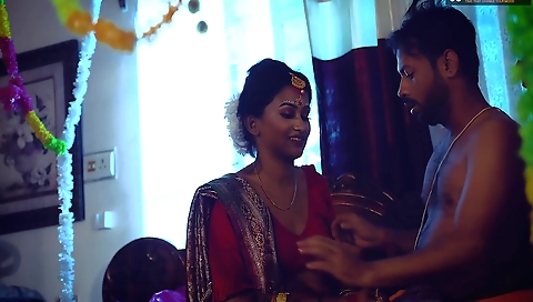 Indian chick gets her mouth licked after her boyfriend's dick invasion