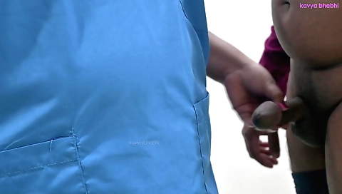 Indian nurse getting fucked in pussy by a male nurse