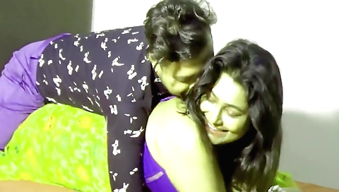 Indian woman in her bed fucked by her step brother