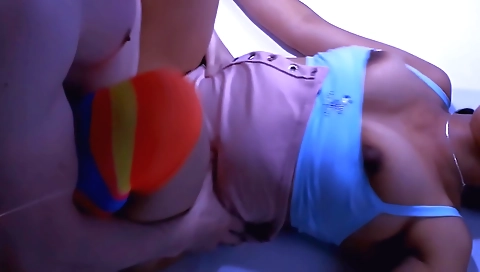 Indian busty chick is on webcam and showing her big tits