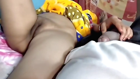 Indian brunette step sister hairy pussy fucked in pov